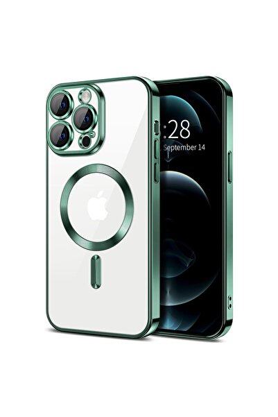 Gekko Mobile Husă magnetică din silicon cu inel MagSafe pentru iPhone 12 Pro ...