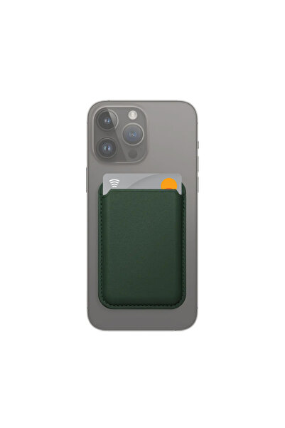 Gekko Mobile Gekko WalletMag Магнитен портфейл MagSafe за карти - Sequoia Gre...