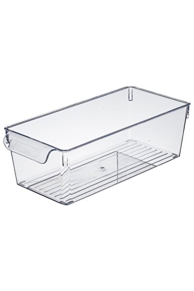 OEM Cutie Organizatoare pentru Frigider din Plastic Transparent cu Maner 32,5...
