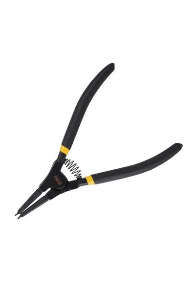 Deli Tweezers with Fine Tip 7 Inch Black DL20022