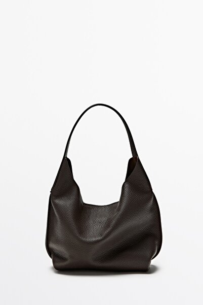 Massimo Dutti Napa deri mini omuz çantası