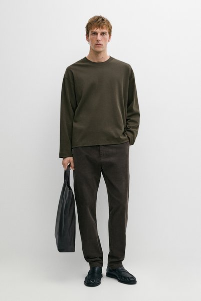 Massimo Dutti Slim fit kadife pantolon