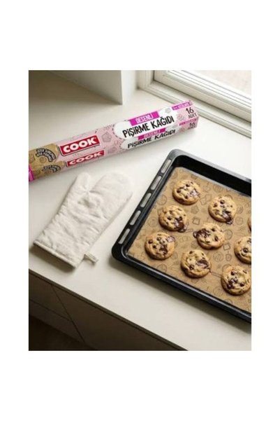 ELİSY Cook Cut-To-Fit Baking Paper Patterned 37X40 cm