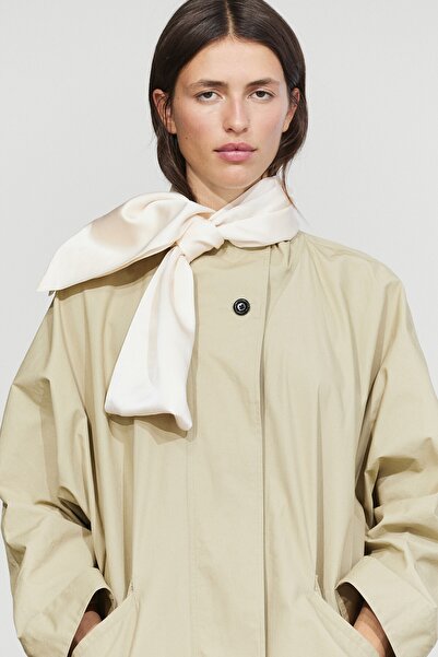 Massimo Dutti Saten yüzeyli atkı
