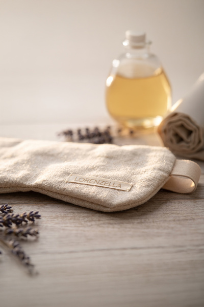Lorenzella Lavender Filled Yoga, Shavasana, and Meditation Eye Pillow - Natural Fabric Sleep Band