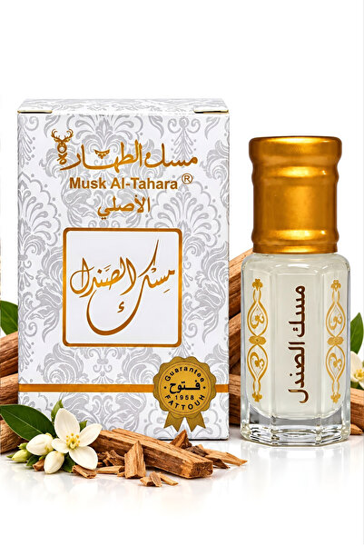MUSK AL TAHARA Orijinal Sandal Misk 6ml Sıcak Ve Kremsi Sandal Ağacı Notaları...