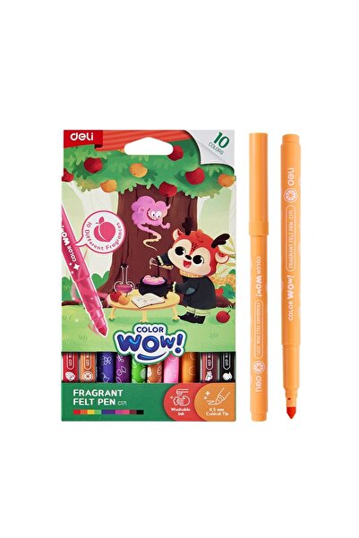 Deli SCENTED MARKERS 10 COLORS WASHABLE