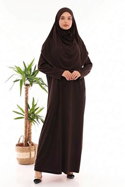 medipek One-Piece Prayer Dress, Full Length, Brown