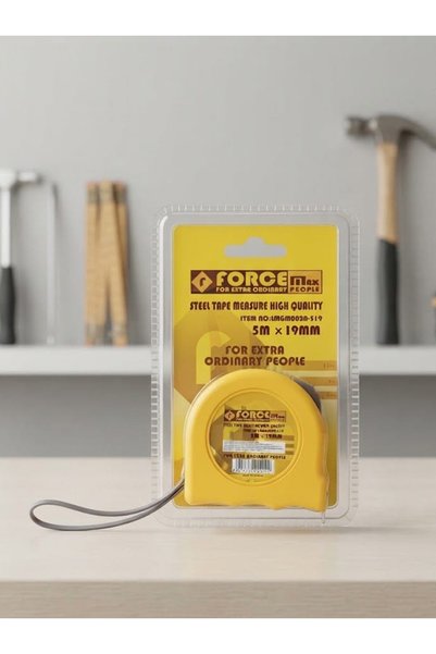 Force Max Steel Measuring Tape 5m X 19mm