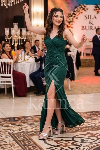 Karınca Gümüş Topuklu Ayakkabı, Rahat, Taraklı Ayaklar İçin Gümüş Abiye Ayakk...