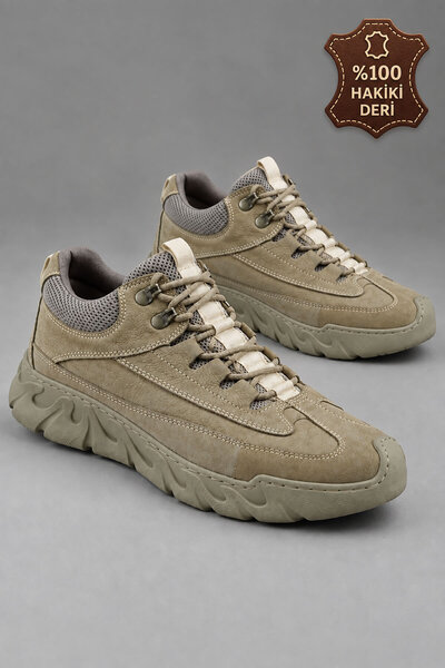 LETAO Mink Inner Outer Genuine Leather Short Men's Boots
