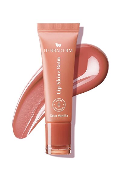 Herbaderm Brightening, Plumping, Repairing Vegan Lip Balm, Coco-Vanilla Flavored 10 ml Herba701515