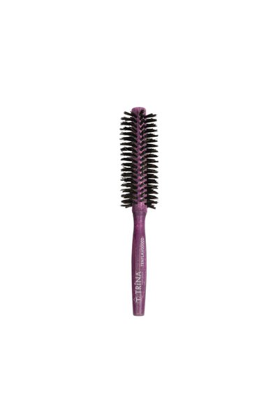 Trina Lavender 02 Model Wooden Handle Blow Dry Brush