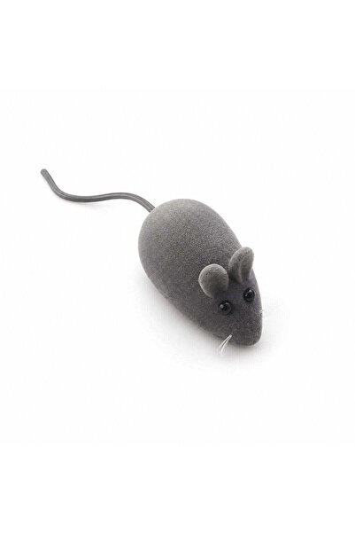 FOXMAG24 Toy Mouse with Sound for Cats, Grey