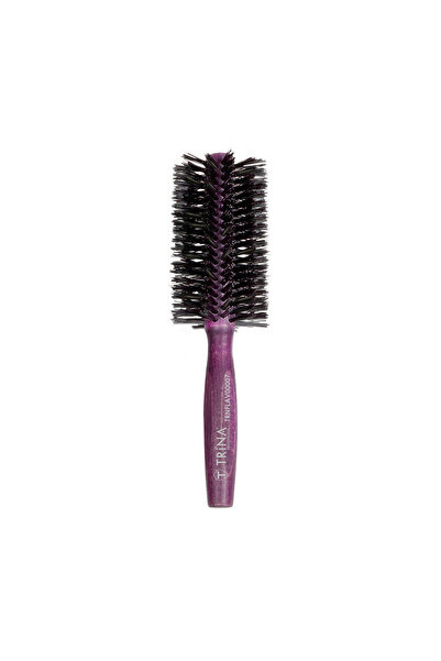 Trina Lavender Scented Hair Dryer Brush with Wooden Handle - 07
