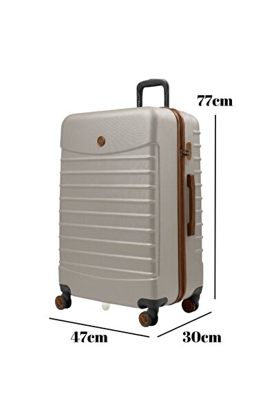 louisiana polo Büyük Boy Valiz 4x2 Teker Taş-Taba 1168