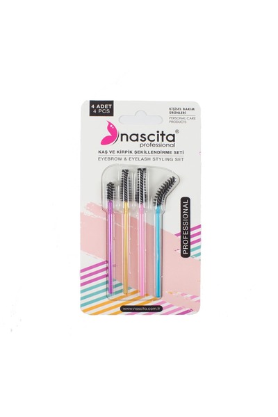nascita Eyebrow and Eyelash Shaping Brush Set 4-Piece Naseyefr0004