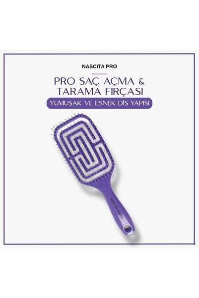 nascita Pro Saç Fırçası Mor - 19