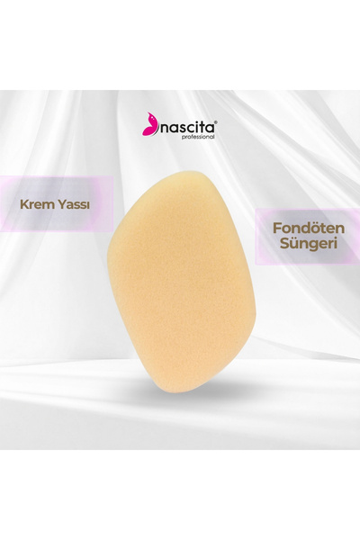 nascita Cream Flat Makeup Sponge - 20