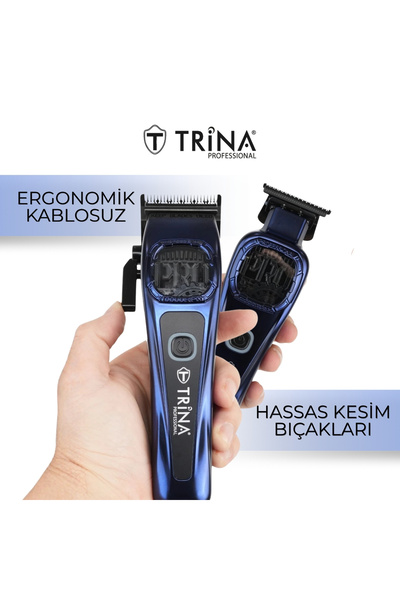 Trina Saç ve Sakal Kesme Makinesi Seti - 03