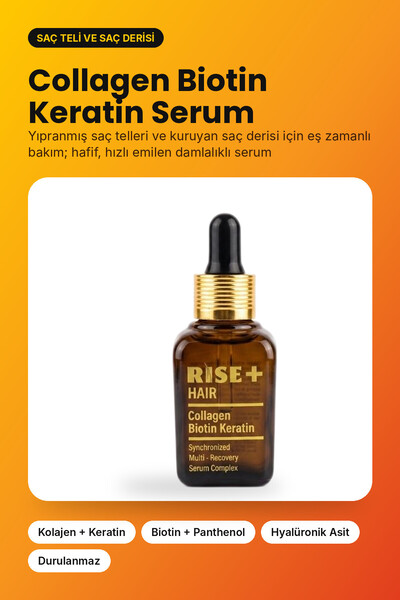 rise+ hair سيروم RISE+ للكولاجين والبيوتين والكيراتين