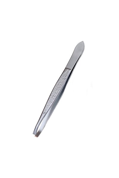 Trina Chrome Straight Mouth Tweezers - 07