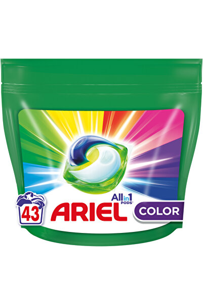 Ariel Detergent de rufe capsule All in One PODS Color, 43 spalari