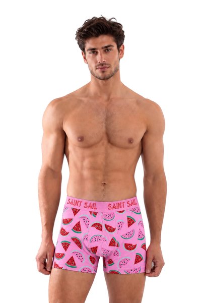 Saint Sail Cotton Lycra Flexible Fabric Printed Colorful Patterned Set of 3 Men's Boxers