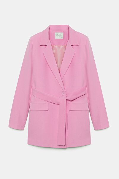 Saade Pink Belted Jacket