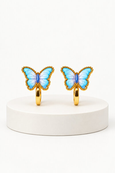 MakeWell Butterfly Design No-Hole Earrings