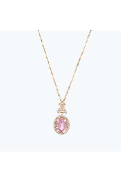 Altınbaş Pırlanta Vintage Oval Kolye