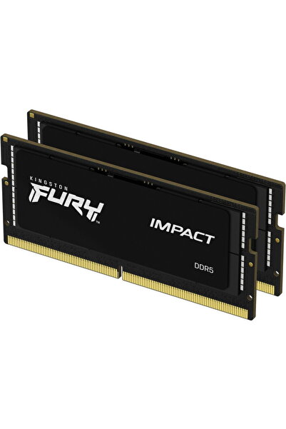 Kingston Kit memorie SO-DIMM Fury Impact, 64GB, DDR5-5600MHz, CL40, Dual Channel