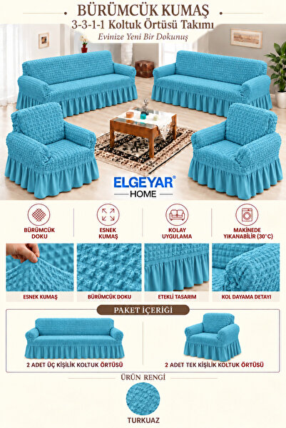 elgeyar Bürümcük Sofa Sofa Bed Cover Armchair Cover 3 3 1 1