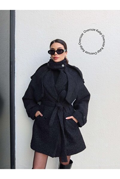 ESRAHELVACI Knitted Tied Coat