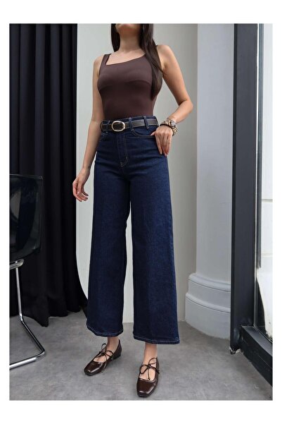 ESRAHELVACI Belted Wide Leg Jean