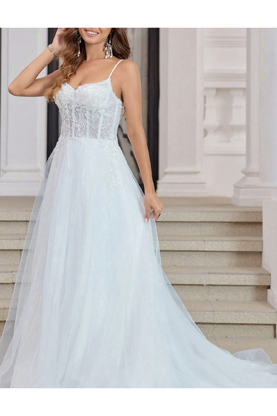 Evendi Rochie lunga, Alb
