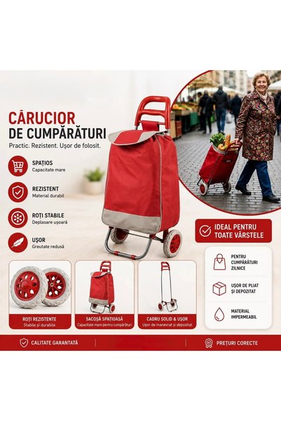 OEM Cărucior de piață cu două roți