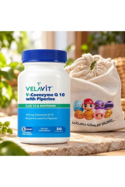 Velavit V-COENZYME Q10 WİTH PİPERİNE 30 KAPSÜL, Size Özel Hazırlanmış Sarmed ...