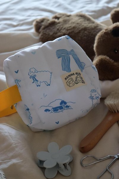 Mamma Mia Home Ocean Sheep Makeup Bag Organizer Travel Type Bag Makeup Organizer