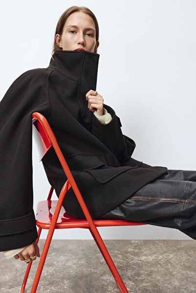 H&M Boru Yakalı Kaban