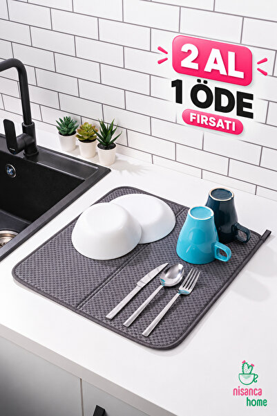 nisanca home Microfiber Dish Drying Mat Countertop Drying Towel Drying Cloth ...