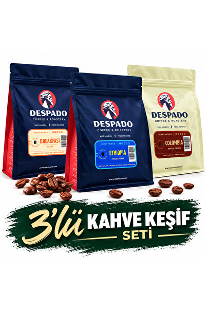 Despado Coffee 3'lü Kahve Keşif Seti 750 g