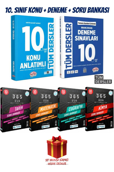 Editör Yayınevi 2026 Editör Yayınları Tüm Dersler Konu Anlatım+10. Sınıf Dene...