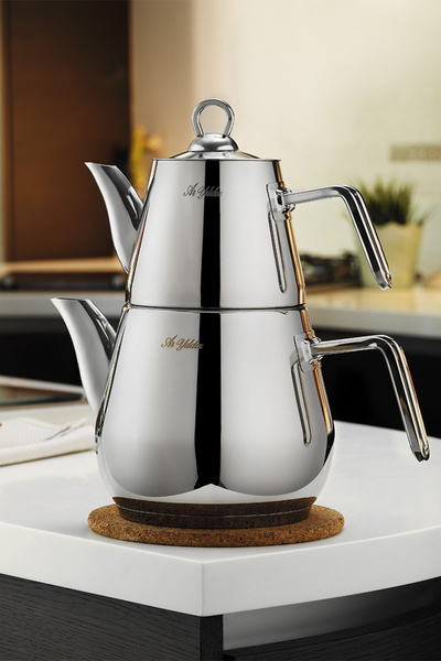 Aryıldız Solid Orta Boy Çaydanlık Takımı 1,5 Litre