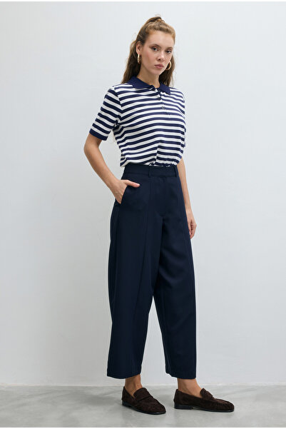 HEQA Barrel Pantolon Lacivert