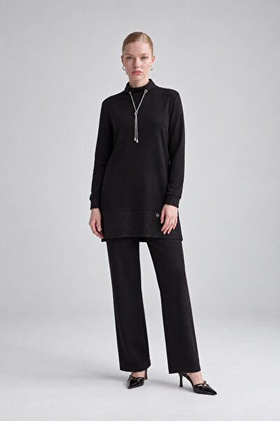 Levidor Silvery Cashmere Fabric Double Set Black