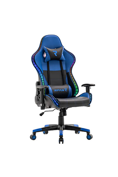 RFAN Scaun de gaming, Scaune de imersie, Albastru BOC-778