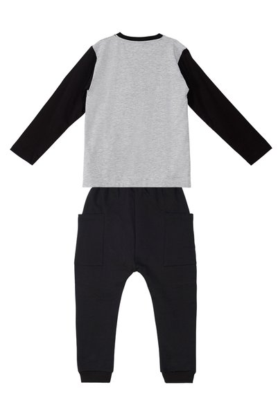 Denokids Çizgili Korsan Erkek Çocuk T-shirt Pantolon Takım