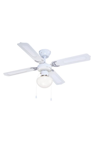 GOOD HOME Beyaz 4 Kanat Tavan Vantilatörü 107 cm 1XE27