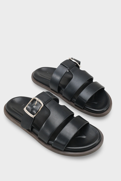 Capone Outfitters Florrie Three-Strap Buckle Women's Slippers